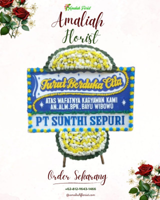 Papan Bunga Duka di Gisikdrono